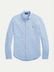 Polo Ralph Lauren Koszula 710654408025 Niebieski Regular Fit. Niebieskie koszule Polo Ralph Lauren, m, bez wzorów, z bawełny, bez kołnierzyka, bez ramiączek. Za 509.99 zł.