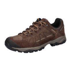 Buty trekkingowe Meindl Nebraska. Brązowe buty turystyczne MEINDL, bez wzorów, ze skóry, bez zapięcia. Za 770.50 zł.