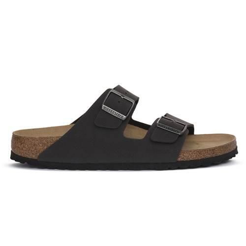 Klapki męskie Birkenstock Arizona Velvet. Czarne klapki Birkenstock, z materiału. Za 425.35 zł.