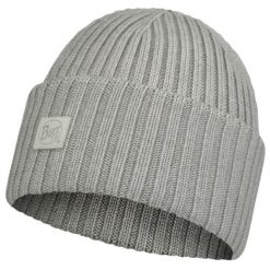 Czapka dla dorosłych Buff Ervin Merino Hat Beanie. Szare czapki zimowe Buff, bez wzorów, z wełny. W wyprzedaży za 172.43 zł.