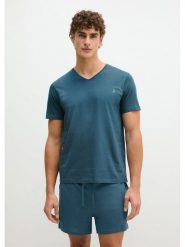 Marc O´Polo Bodywear Koszulka piżamowa w kolorze niebieskim rozmiar: M. Niebieskie piżamy m, bez wzorów, z bawełny, bez ramiączek. Za 104.95 zł.