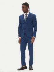 Lindbergh Garnitur 30-61040 Niebieski Slim Fit. Niebieskie garnitury Lindbergh, m, bez wzorów, z syntetyku. Za 859.99 zł.
