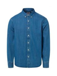 Levi's koszula dżinsowa Mężczyźni Regular Fit Bawełna niebieski, L. Niebieskie koszule Levi's®, l, bez wzorów, z bawełny, bez kołnierzyka, bez ramiączek. Za 379.95 zł.