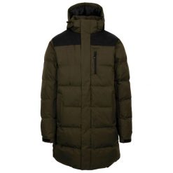 Męska Kurtka Ocieplana Clipster. Niebieskie kurtki Trespass, m, bez wzorów, z puchu, bez kaptura. Za 324.99 zł.