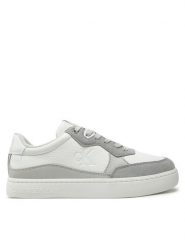 Calvin Klein Jeans Sneakersy Classic Cupsole Mg Wmm YM0YM01153 Biały. Białe buty sportowe casual Calvin Klein Jeans, bez wzorów, z jeansu, bez zapięcia. Za 339.99 zł.