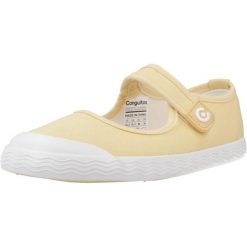 Sandały CONGUITOS CANVAS MARY JANE Żółty. Żółte sandały CONGUITOS, z tkaniny, bez zapięcia. Za 135.99 zł.