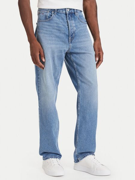 Tommy Jeans Jeansy Otis DM0DM23305 Niebieski Straight Fit. Niebieskie jeansy Tommy Jeans, m. Za 329.99 zł.
