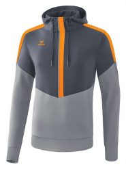 Erima Bluza "Squad" w kolorze szaro-antracytowym rozmiar: XXL. Czarne bluzy Erima, xxl, bez wzorów, z kapturem. Za 92.86 zł.