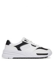 EA7 Emporio Armani Sneakersy X8X241 XK435 C695 Biały. Białe buty sportowe casual EA7 Emporio Armani, bez wzorów, ze skóry, bez zapięcia. Za 379.99 zł.