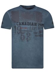 Canadian Peak Koszulka "Jeleganteak" w kolorze granatowym rozmiar: L. Niebieskie bezrękawniki Canadian Peak, l, bez wzorów, z bawełny, bez kołnierzyka, bez ramiączek. Za 65.85 zł.
