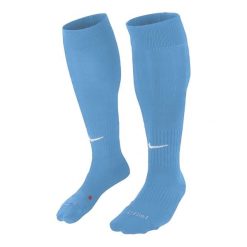 Skarpety Piłkarskie Unisex Dla Dorosłych Classic II Cush OTC. Niebieskie skarpety Nike, bez wzorów, z elastanu. Za 68.99 zł.