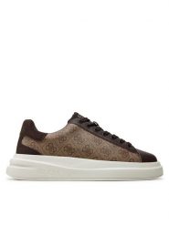 Guess Sneakersy Elba FMPVIB FAL12 Beżowy. Brązowe buty sportowe casual Guess, z aplikacjami, ze skóry, bez zapięcia. Za 459.99 zł.