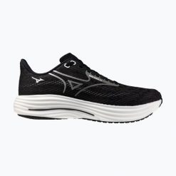 Buty do biegania męskie Mizuno Wave Rider 29 Black. Czarne buty do biegania Mizuno, bez wzorów, bez zapięcia, do biegania, mizuno wave. Za 519.99 zł.