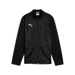Kurtka z dresu Puma teamGoal Graphic. Czarne kurtki Puma, bez wzorów, z dresówki, bez kaptura. Za 292.00 zł.