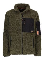 Sublevel Kurtka polarowa w kolorze khaki rozmiar: XXL. Brązowe kurtki Sublevel, xxl, z aplikacjami, z materiału, bez kaptura. Za 125.85 zł.