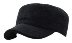 Czapka z Daszkiem, Czarna Jesienno-Zimowa, Patrolówka, z Gumką, z Dodatkiem Wełny -Pako Jeans. Czarne czapki z daszkiem Pako Jeans, na zimę, bez wzorów, z jeansu. Za 65.00 zł.