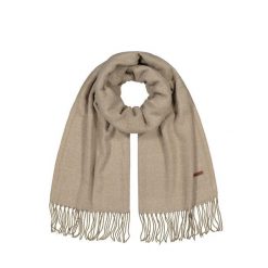 Szalik Barts Soho. Brązowe szaliki Barts, bez wzorów, z materiału. Za 148.85 zł.