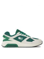 Tommy Jeans Sneakersy Tjm Runner Combined EM0EM01319 Biały. Białe buty sportowe casual Tommy Jeans, bez wzorów, z jeansu, bez zapięcia. Za 539.99 zł.