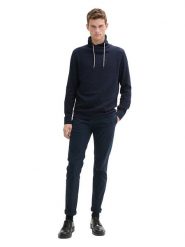 Tom Tailor Bluza w kolorze granatowym rozmiar: L. Niebieskie bluzy Tom Tailor, l, bez wzorów, z bawełny, bez kaptura. Za 106.13 zł.