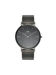 Daniel Wellington Zegarek DW00100777 Czarny. Czarne, analogowe zegarki Daniel Wellington. Za 669.99 zł.