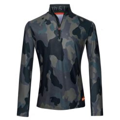Bluza narciarska Męska Gareth & Lucas Three. Czarne bluzy z polaru GARETH & LUCAS, na zimę, m, bez wzorów, z elastanu, bez kaptura. Za 229.99 zł.