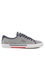 Pepe Jeans Tenisówki Brady Men Chambray PMS30817 Granatowy. Niebieskie trampki Pepe Jeans, m, bez wzorów, bez zapięcia. Za 169.99 zł.