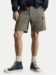 Polo Ralph Lauren Szorty materiałowe 710964027002 Zielony Relaxed Fit. Zielone szorty Polo Ralph Lauren, m, bez wzorów, z bawełny. Za 689.99 zł.