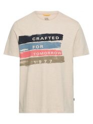 Camel Active Koszulka w kolorze beżowym rozmiar: L. Brązowe bezrękawniki Camel Active, l, bez wzorów, z bawełny, bez kołnierzyka, bez ramiączek. Za 91.99 zł.