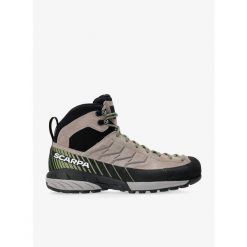 Buty trekkingowe męskie Scarpa Mescalito Mid GTX. Szare buty turystyczne Scarpa, bez wzorów, bez zapięcia, trekkingowe. Za 789.99 zł.