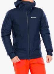 Kurtka z membraną męska Montane Niveus Lite Jacket. Niebieskie kurtki Montane, l, bez wzorów, z gore-texu, bez kaptura. Za 2,424.50 zł.