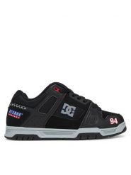 DC Sneakersy STAG DC01813063 Czarny. Czarne buty sportowe casual DC, bez wzorów, z materiału, bez zapięcia. Za 299.99 zł.