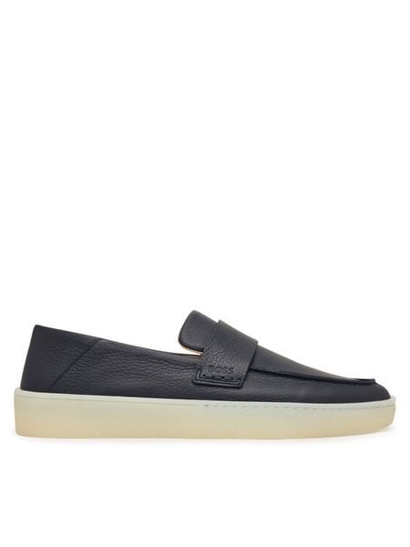 BOSS Półbuty Randal 50563163 Granatowy. Niebieskie eleganckie półbuty Boss, bez wzorów, ze skóry, bez obcasa, bez zapięcia. Za 633.99 zł.