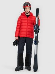 4F Kurtka puchowa trekkingowa z wypełnieniem naturalnym męska - czerwona XXL. Czerwone kurtki 4F, m, bez wzorów, z puchu, bez kaptura. Za 799.99 zł.