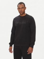 Richmond X Bluza Mateus UMP25005FE Czarny Regular Fit. Czarne bluzy RICHMOND X, m, bez wzorów, z bawełny, bez kaptura. Za 269.99 zł.