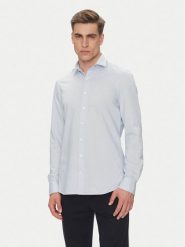 Michael Kors Koszula MK0DS01555 Błękitny Slim Fit. Niebieskie koszule Michael Kors, m, bez wzorów, z syntetyku, bez kołnierzyka, bez ramiączek. Za 499.99 zł.