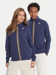 K-Way Bluza Augur K41225W Granatowy Regular Fit. Niebieskie bluzy K-Way, m, bez wzorów, z bawełny, bez kaptura. Za 349.99 zł.