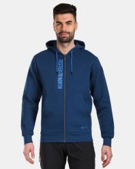 Bluza z kapturem Kilpi Avila. Niebieskie bluzy z kapturem Kilpi, m, bez wzorów, z bawełny, z kapturem. Za 215.49 zł.