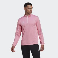 Bluza piłkarska męska Adidas Entrada 22 Training Top. Szare bluzy Adidas, m, bez wzorów, bez kaptura. Za 112.91 zł.