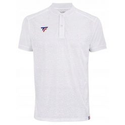 Koszulka polo tenisowa męska Tecnifibre Team. Białe koszulki polo sportowe TECNIFIBRE, m, bez wzorów, bez kołnierzyka, bez ramiączek, tenisowe. W wyprzedaży za 199.00 zł.