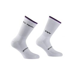 Skarpety rowerowe NORTHWAVE Try Again Sock biały. Białe skarpety Northwave, bez wzorów. Za 45.00 zł.