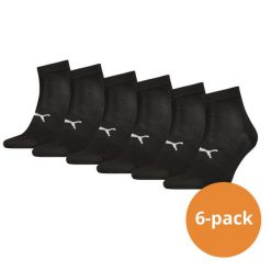Skarpety Puma Sport Quarter Light, 6 pary czarnym. Czarne skarpetki sportowe Puma, bez wzorów, z elastanu. Za 162.99 zł.