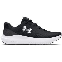 Buty Under Armour UA CHARGED SURGE 4, Mężczyźni. Czarne buty do biegania Under Armour, bez wzorów, z materiału, bez zapięcia, do biegania. Za 285.90 zł.