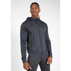 Bluza fitness męska Gorilla Wear Glendo Jacket. Szare bluzy bez kaptura GORILLA WEAR, m, bez wzorów, bez kaptura. Za 299.00 zł.