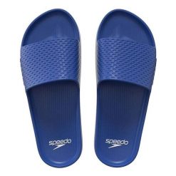 Klapki basenowe antypoślizgowe męskie Speedo Slide Entry. Niebieskie klapki Speedo. Za 83.99 zł.