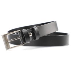 Czarny Skórzany Pasek Męski Armodo. Czarne paski Armodo, bez wzorów, ze skóry, eleganckie. Za 79.00 zł.