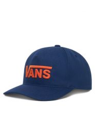 Vans Czapka z daszkiem Drop V Logo Snapback VN000QAH Granatowy. Niebieskie czapki z daszkiem Vans, bez wzorów, z bawełny. Za 139.99 zł.