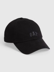 GAP Czapka w kolorze czarnym rozmiar: onesize. Czarne czapki z daszkiem GAP, bez wzorów, z bawełny. Za 83.62 zł.