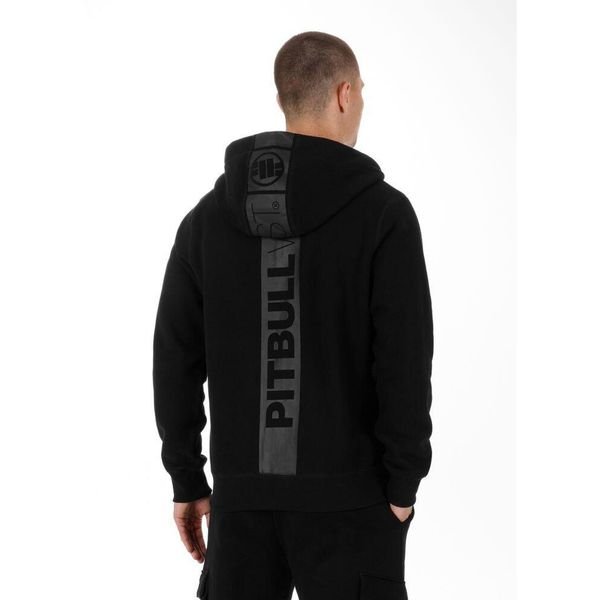 Bluza męska Pitbull rozpinana z kapturem Hilltop 22. Czarne bluzy PITBULL, m, bez wzorów, z kapturem. Za 219.99 zł.