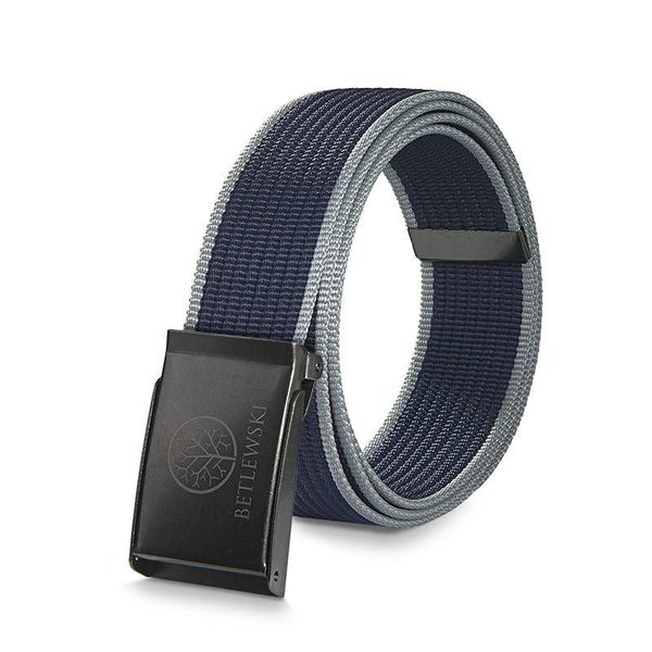 Pasek parciany BETLEWSKI PRC-15_GR-2 M szary. Szare paski Betlewski, bez wzorów, z materiału. Za 34.99 zł.