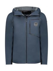 Geographical Norway Kurtka przejściowa "Teodore" w kolorze granatowym rozmiar: S. Niebieskie kurtki Geographical Norway, s, bez wzorów, bez kaptura. Za 162.11 zł.